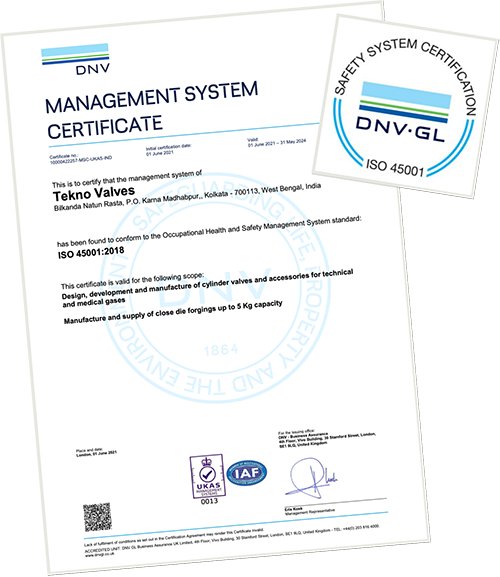 Received ISO 45001:2018 Certification from DNV”